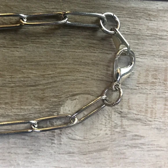 White Fire Opal Silver Butterfly Necklace - Picture 7 of 9